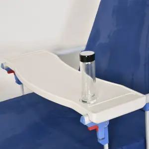 병원 침대식탁 테이블 노트북 목제 환자용 보호자 걸이형 밥상 바퀴달린