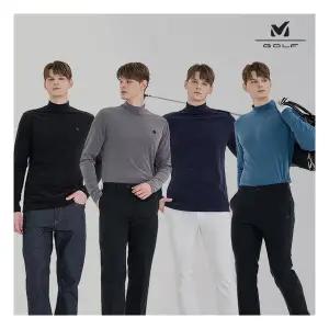 밀레골프 밀레 소프트 양면 기모 모크넥 남성 4종세트 1387134
