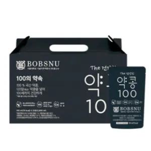 밥스누 The 건강한 약콩100 무가당 두유 190ml 20포 BNS