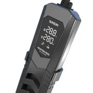 스마트 어항 수온 조절기 냉각 자동 열대어 담수 해수 50W 20.5cm 20-30cm A