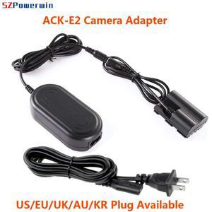 Powerwin ACK-E2 ACK E2 카메라 어댑터 전원 공급 장치 DR400 DC 커플러 BP511 더미 배터리 캐논 호환 EOS3