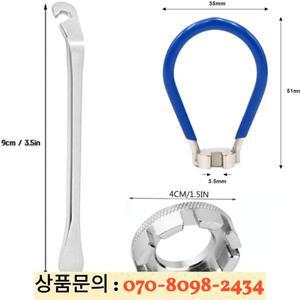 자전거 분해 수리 도구 스포크 렌치 유연한 조정 휠 림 스패너 사이클링 타이어 스푼 키트