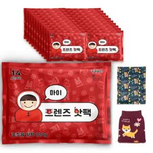 인라이프 마이 프렌즈 포켓용 핫팩 100g, 20개(+ 주머니 랜덤발송 세트), 2세트