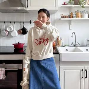 [메이블루]세미크롭 선데이 후드티