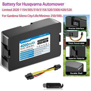 허스크바나 오토모어 리미티드 2020-2022 115H 305 315X 330X 18V 4000mAh 배터리 (가르데나 실레노 시티 2