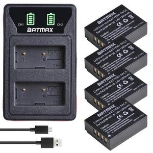 1260mAh NP-W126 NP 배터리 Akkus + Fujifilm X-T2 X-A3 X100F 용 LED 내장 USB 듀얼 충전기