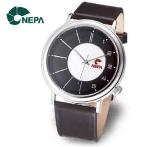 [네파] NEPA 남성 정장 가죽 손목시계 N3037-BROWN