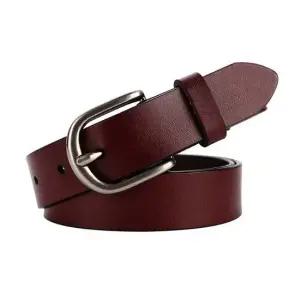 아임레더 여성 소가죽 벨트 S-4 핀버클 청바지벨트 생활용품 가정용품 생필품