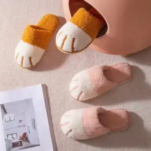 [별별창고]G 슬리퍼 고양이 룸슈즈 거실화 발편한 슬리퍼 푹신한 겨울슬리퍼
