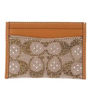 크리스탈 시그니처 에센셜 슬림 카드지갑 CCD08 LHBAR LH BURNISHED AMBER