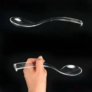 PC재질 투명 요리 뷔페 배식 서빙 스푼 24cm 6호