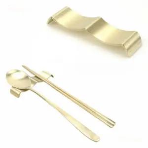 티타늄 숟가락 젓가락 받침 수저받침 9x2.4cm 5호