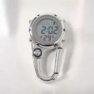 [콩심팥심]게더릭 카라비너 스포츠 시계 (실버/블루)