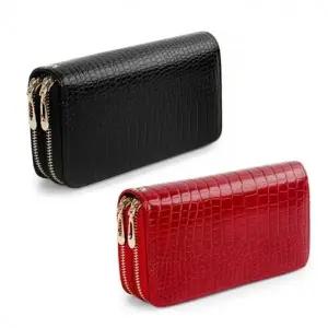 79_76 여성 쌍지퍼지갑 장지갑 캐주얼 카드 지폐 명함