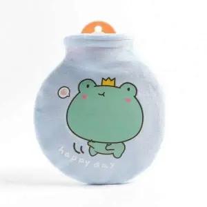 애니멀 물주머니 개구리형 원형 찜질팩 배찜질 워터핫팩 학생용