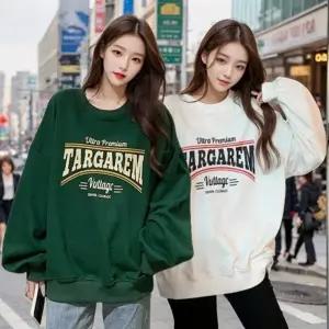 오버핏 가을 맨투맨 6종 여성 티셔츠
