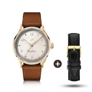 AV86 스코브 안데르센 시계 가죽 1968 QGD 골드