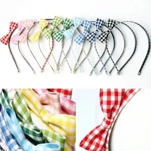 신상 조이체크 리본 머리띠 10color   귀여워요