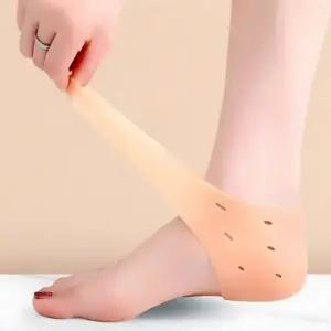 실리콘 발 뒤꿈치패드 보습 각질 풋패드