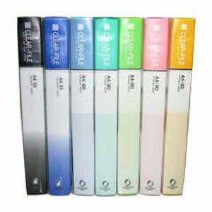 3공바인더  O링 바인더형식 A4 크리어 클리어화일  [속지 20매 40매 60매 내장] 리필가능