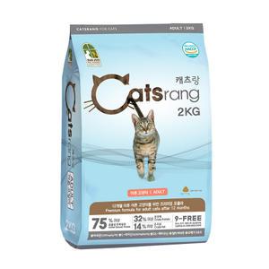 캐츠랑 어덜트 2kg 헤어볼관리 어른 고양이 사료