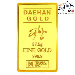 순금 골드바 37.5g 프레스 사각형 브랜드로고 미니골드바 금테크