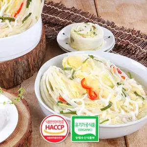 유기농 백김치 3kg / 국내산 유기농 재료로 제조