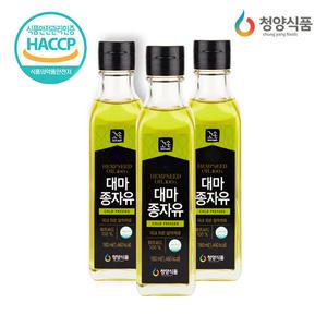 꼬손 대마종자유 HACCP받은 대마종오일 180ml 3개