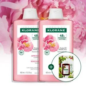 (20% 쿠.폰)[민감두피] 피오니 샴푸 400ml 2개 (+퀴닌샴푸 7ml)