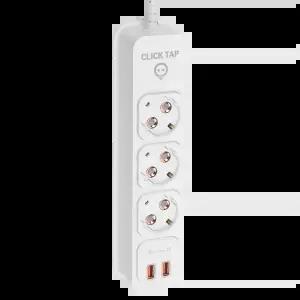 태주산업 부엉이클릭탭 USB형 로즈골드 3구1.5미터