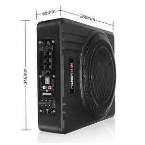 600W/800W 10 인치 자동차 앰프 서브 우퍼 오디오 슬림 언더 시트 액티브 베이스 스피커