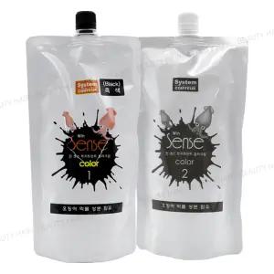 [DK] 윈 센스 트리트먼트 칼라크림 500ml+500ml 저자극 염색 오징어먹물 성분함유
