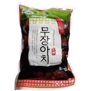 옛한옥마을 한옥 까만 무장아찌 무먹지 4Kg 짠무 무먹지 까만 무짠지 이강산닷컴
