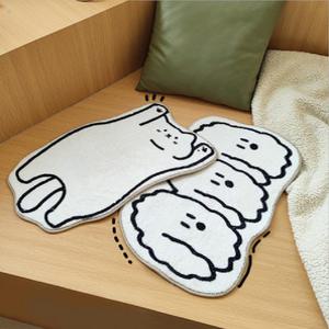 강아지 고양이 미니 러그 발매트 카페트