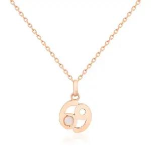 [비앤비골드] 14K 벌스데이 스타 문스톤 게자리 목걸이 NPN29512