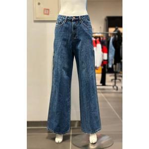 [클라이드앤](김해점)[클라이드] 여성 와이드 카펜더 블루 데님 FOBDP799F