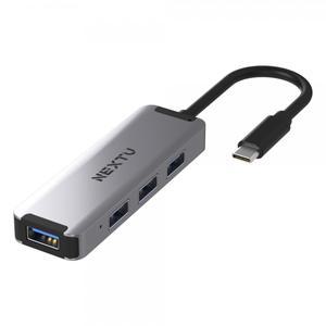NEXTU Type-C to 4포트 USB3.0 무전원 USB허브 (665TC) YS