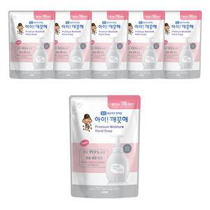 아이깨끗해 프리미엄 모이스처 퓨어 로즈향 400ml, 6개