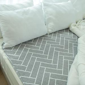 한일의료기 인공지능 EMF 탄소매트 슬림형 헤링본 더블