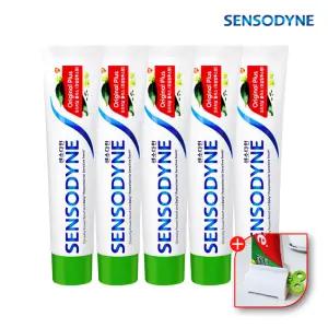 센소다인 시린이 불소 1426ppm 고불소 치석 제거 오리지널 플러스 치약 5개+치약짜개