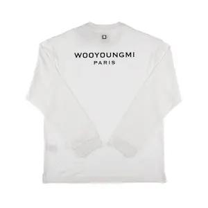 [우영미] W243TS17 712W 백 로고 남성 긴팔티