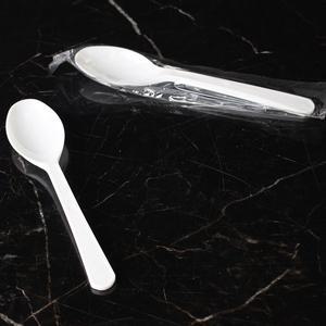 [기타]일회용수저 DW 170mm 화이트 1500개 위생수저 개별포장 단단한 스푼 배달용
