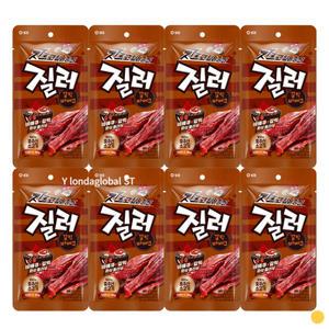 질러 갈릭바베큐 육포 영양 간식 안주 펜트리 30g 8개