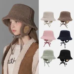 [롯데백화점]화이트샌즈 공용 후리스 이어머프 버킷햇 뉴 스카디 (6 colors)