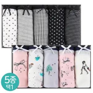 (30%즉시할인) OV 미디택1 (5매입) 여성팬티 면팬티