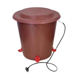 닭물통 컵형수평니플급수기  2호 40리터+열선2m