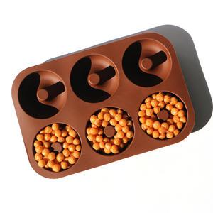 웰베이킹 실리콘 도넛 오란다틀 6구 (대/8cm) 까불이 강정틀