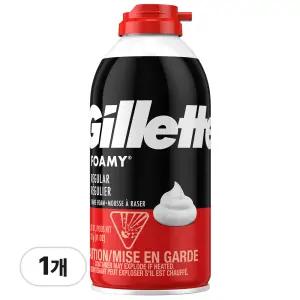 질레트 포오미 레귤러 쉐이빙폼 311g 면도크림