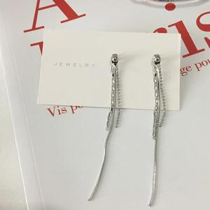 [은침]체인 두줄 앤 롱 귀걸이_IH
