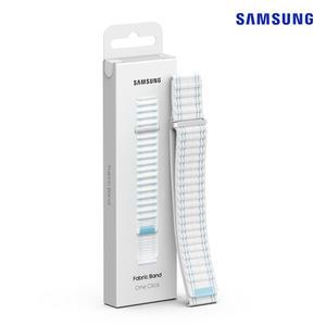 삼성 정품 갤럭시 워치7 (워치4/5/6 호환) 패브릭 밴드 스트랩 (와이드, M/L) 블루화이트 / ET-SVL31LWEG